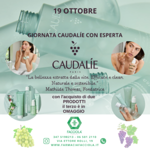 giornata Caudalie farmacia Facciolà