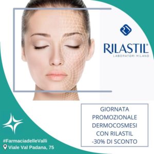 mercoledì 6 ottobre giornata promozionale Rilastil presso la farmacia delle Valli, Talenti 