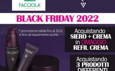 Black Friday 2022 in Farmacia Facciolà