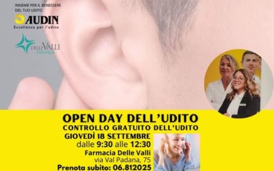 Controllo gratuito dell’udito Farmacia Delle Valli