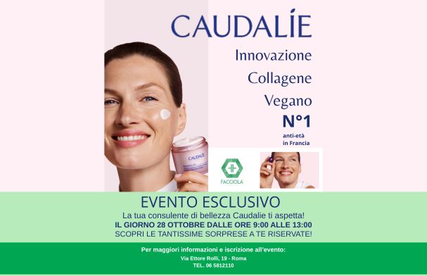 Evento Caudalie presso Farmacia Facciolà il 28 ottobre