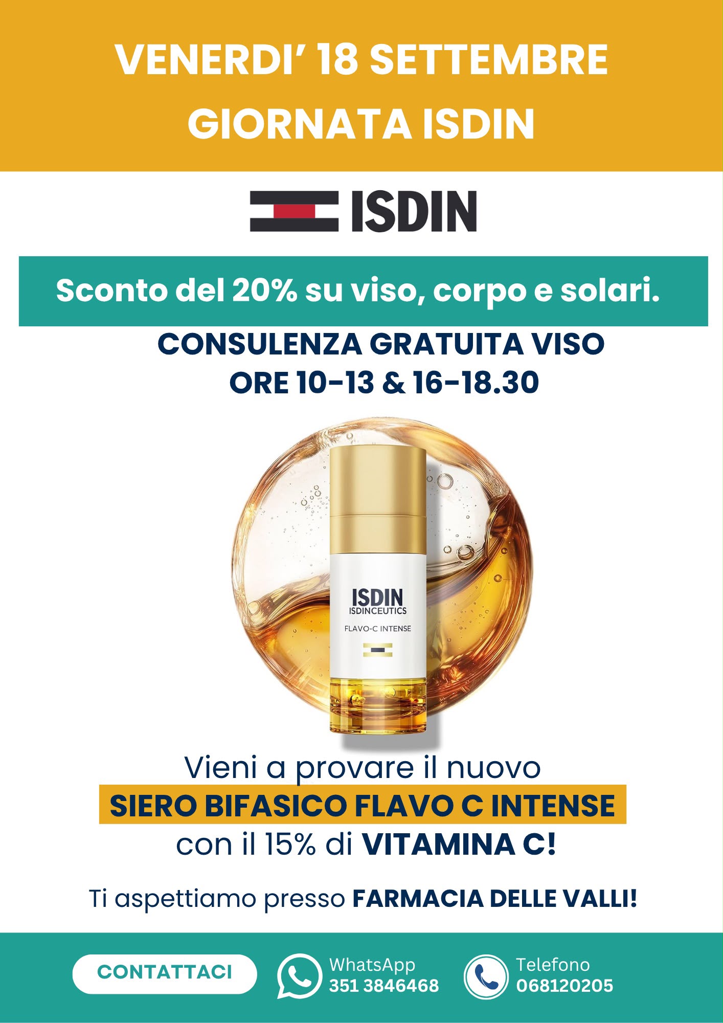 Promozione Isdin 18 settembre